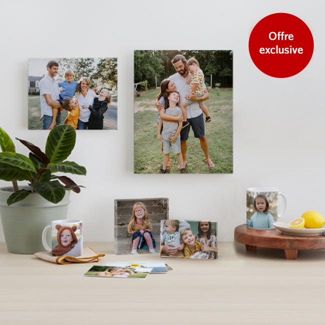 50% sur tous les produits photos