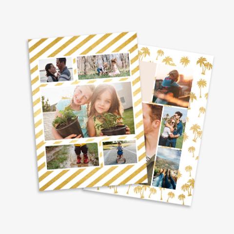 Collages/pêle mêle avec options de personnalisation du fond
